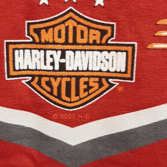 Vintage Harley-Davidson Enough Said Stockholm Sweden Red Med T-shirt - Picture 10 of 10